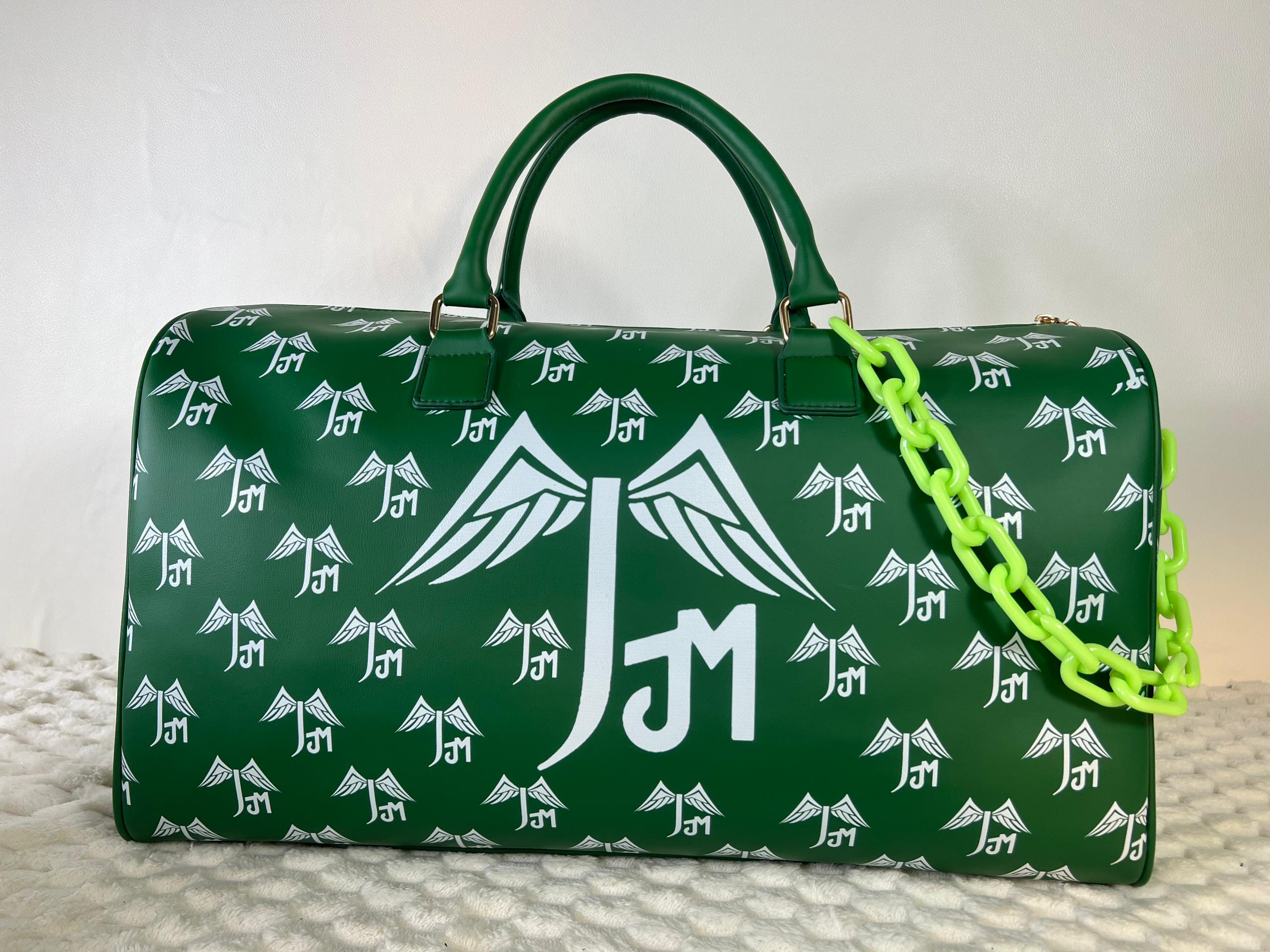JM Money Green Duffel Bag