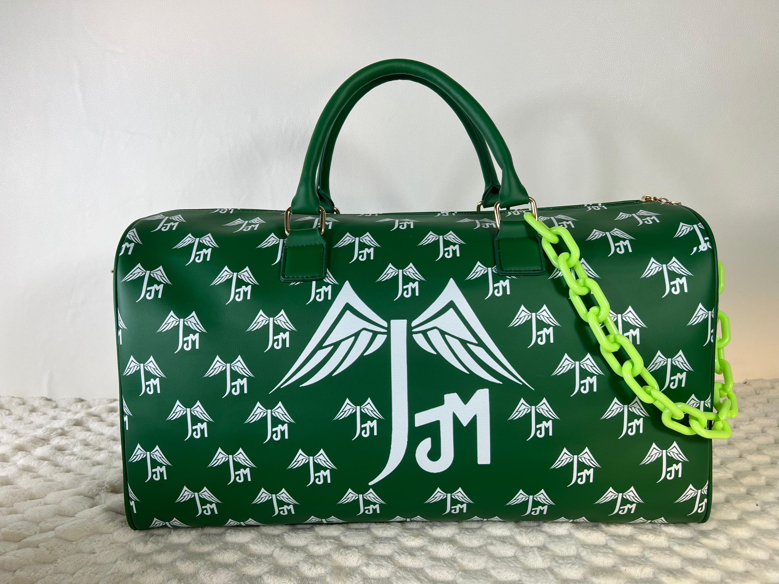 JM Money Green Duffel Bag