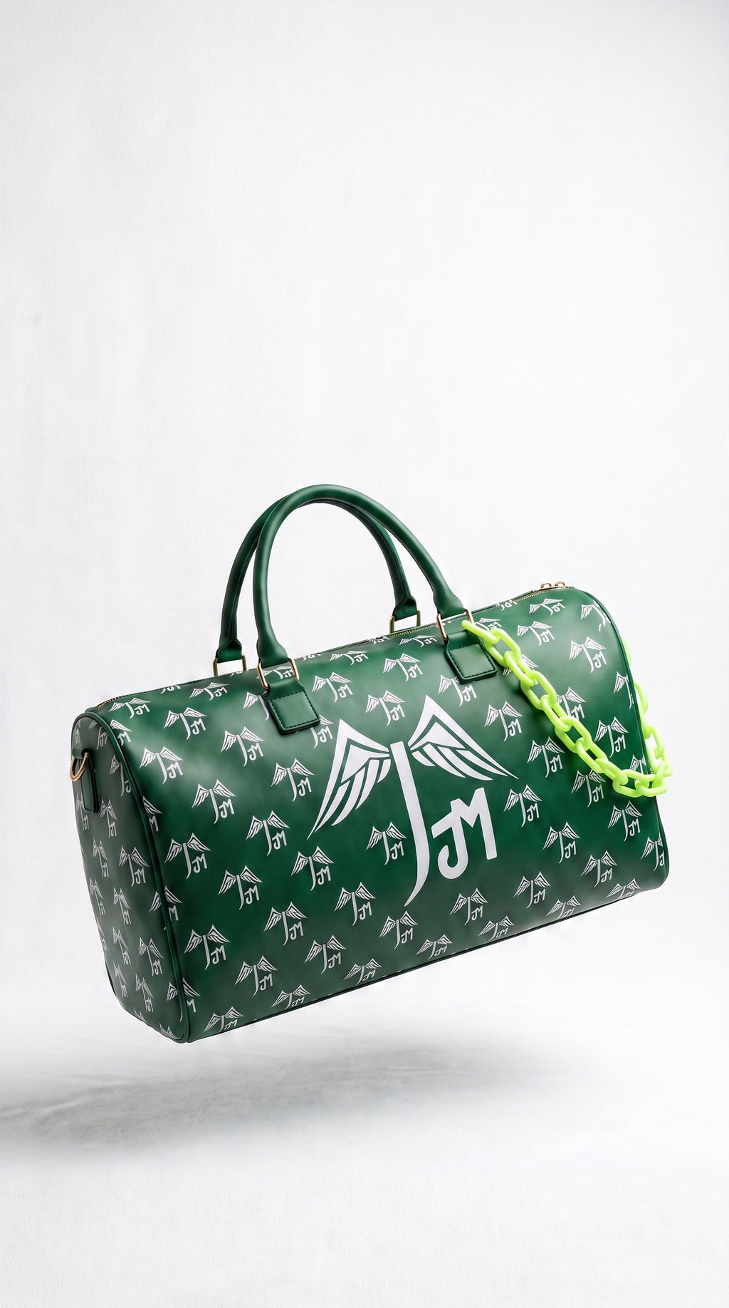 JM Money Green Duffel Bag